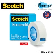 3M Scotch 811 Removable Adhesive Tape (19mm x 33M)
