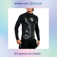 SCUBAPRO 1mm Hybrid Thermal Top Wetsuit/Rashguard - Men/Women (Scuba Diving/Watersport) 100% Authent