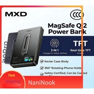 NaniNook  MXD i10Pro 5000mAh / 10000mAh Qi2 Ultra Thin Magnetic Wireless Power Bank with Stand