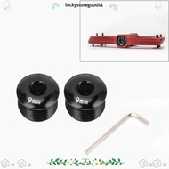 LUCKYSTOREGOODS 2PCS Cycle Pedal Dust Cap, Aluminum Alloy 9mm Cycle Pedal Dust Cover, Durable Easy I