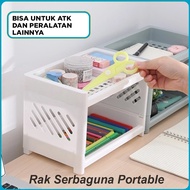 Estation - Portable Multipurpose Shelf Mini Cosmetic Table Shelf Multifunctional Kitchen Bathroom Sh
