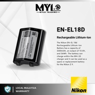 Nikon EN-EL18d Rechargeable Lithium-Ion Battery (10.8V, 3300mAh) For Nikon Z9