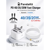[SG] Compatible With iPhone 40W Dynamic Charger Up to 60W | 35W 20W PD Fast Charger | UK Plug Type-C