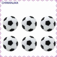 [chiwanji4x] 6 Pieces Standard Size 28 Mm Foosball Ball Colorfast Game Accessory Easy to Install