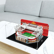 กล่องใสป้องกันฝุ่นอะคริลิกสำหรับ Lego 10272 Old Trafford Manchester United Stadium กล่องแสดงโปร่งใส 