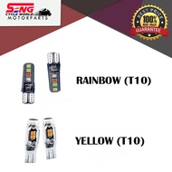 LED SIGNAL BULB - T10 (FLASH) - RAINBOW / YELLOW
