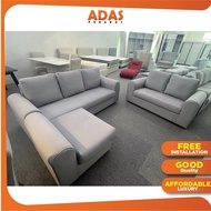 [FREE PASANG] ADAS SOFA FABRIK COTTON 2+3 SEAT HANNA