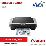 Canon Pixma E470 3in1 Color Printer With Wifi