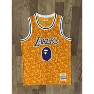 BAPE x Mitchell and Ness 93 Basketball Jersey Embroidered