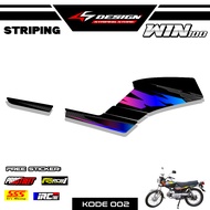02 WIN 100 STRIPING STICKER - WIN 100 STRIPING STICKER VARIATIONS