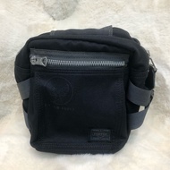 PORTER AIR FORCE 黑色灰色帶斜孭包 腰包 XC133