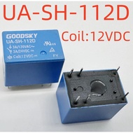 Brand New Original 6-Pin 3A One Open One Closed Relay UA-SH-112D 4100-Coil 12V
