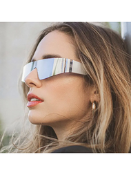 一副歐美跨境赛博朋克未來科技戶外節奏時尚太陽眼鏡