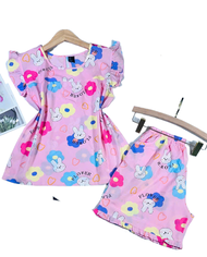 SÉT BỘ ĐỒ ĐÙI CÁNH TIÊN TOLE LẠNH FOM 60KG ĐỔ LẠI HỌA TIẾT TRẺ TRUNG DÀNH CHO NỮ