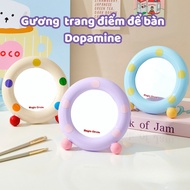 Cute Desktop Makeup Mirror, Dopamine Mini Cute GANA Decor Mirror
