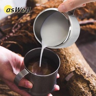 ASWELL Cream Frothing  Cup Coffeeware Stainless Steel