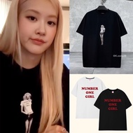 Oversize T-shirt Rosé Blackpink Men's Sports t shirt
