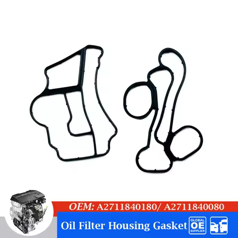 M271 Engine Oil Filter Housing Gasket For Mercedes Benz W203 W211 C230 C180 C200 E200 Car Accessorie