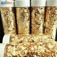 Edible Gold Leaf Flakes 2G Food Grade For Cake Decoration Chocolate Bakery Birthday Wedding Gold Lea
