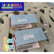 Sticker cermin immobilizer honda/Sticker decal kereta gantian IMMOBILIZER/Sticker Honda/Cermin/jazz/