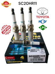ของแท้(ราคาต่อหัว) หัวเทียน DENSO IRIDIUM SC20HR11 สำหรับรถTOYOTA AltisYARIS เครื่อง DUAL VVTI รอ