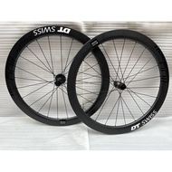 Carbon fiber road disc brake /V brake bicycle wheelset 50mm 700c Hub DT SWISS 350/240/180