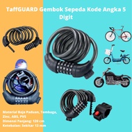 TaffGUARD 5-Digit Number Code Bicycle Lock - SJ008