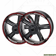 For Kawasaki Z900 Logo Sticker Z900 Motorcycle Reflective Wheel Rim Stripe Decal