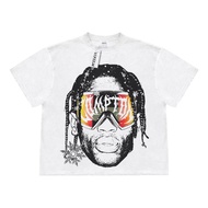 KATUN YUPZZ.id Oversized Boxy Fit T-Shirt Compton White Men's Clothing Women's Tops Combed Cotton 20