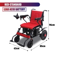 Electric Wheelchair Kerusi Roda Elektrik Lightweight Foldable Travel Transport Auto Motor Wheelchair