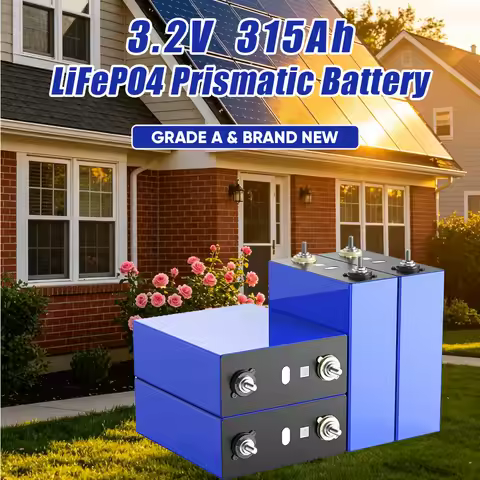 EU Lifepo4 3.2V 315AH Prismatic Battery Grade A 12V 24V 48V 96V 8000 Cycles Rechargeable DIY Battery
