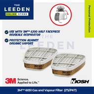3M™ 6051 Gas and Vapour Filter  (2’S/PKT) by Leeden Online Store