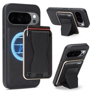 Removable Strong Magnetic Bracket Card Holder Bag Phone Case Compatible for Google Pixel 9 10 Pro XL