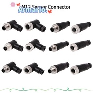 ARMARIO M12 Sensor Connector, Connector Male Female Socket M12 Aviation Plug, M12 Sensor Cable Conne