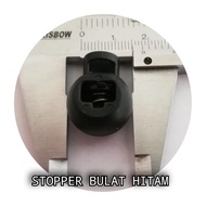 Stopper Cord Lock Bulat Untuk Tali Kur Tali Sumbu Tali Kepang BULAT PIPIH TABUNG