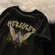 Oversize Tshirt Kumbang Hercules Kaos Distro Pria & Wanita Atasan lengan pendek streetwear boy & wom