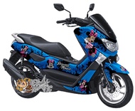 Decal Nmax Full Body - stiker Full body Motor Yamaha Old Nmax 2015 2016 2018 2019  Motif minnie Mouse