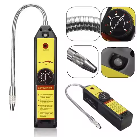Gas detector gas leak detector Freon gas analyzer CFC HFC Halogen Refrigerant Leak Detector Air Cond