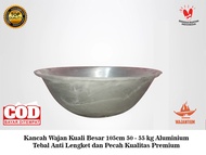 Wajan Kuali Besar Kancah 100 cm 50 - 53 kg Aluminium Tebal Anti Lengket dan Pecah Kualitas Premium