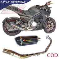 Exhaust exhaust exhaust fz150i racing fz150i fz150i Vixion New Vixion old exhaust Akrapovic full sys