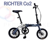 (New2024) จักรยานพับ RICHTER รุ่นCO2 ล้อ 14" เฟรมอลู ดิสเบรคหน้า-หลัง