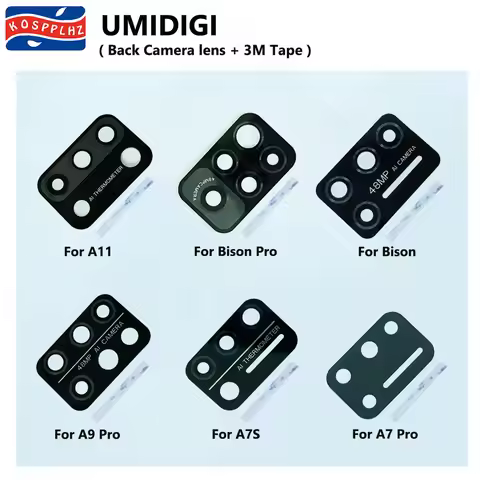 For UMIDIGI A9 Pro A7 Pro / A11Pro max / Bison / Bison X10 / A11 / A7S / Back Camera Lens Glass Cove