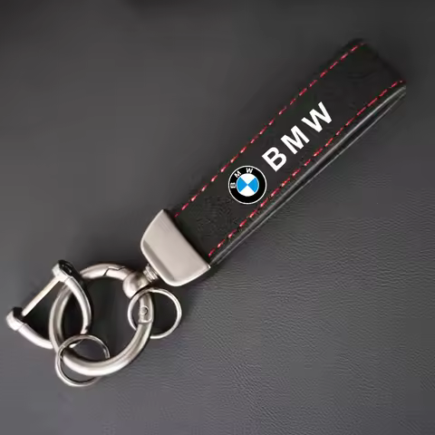 Car Suede Keychain Zinc Alloy Key Ring Accessories For BMW i8 Z4 Z8 X3M X4M G82 G80 F80 F87 G30 G20