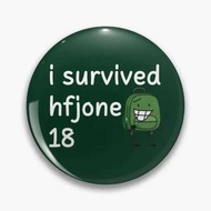I Survived Hfjone Hfjone  Soft Button Pin Hat Clothes Funny Creative Lover Fashion Jewelry Brooch La
