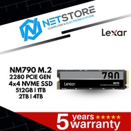 LEXAR NM790 M.2 2280 PCIE GEN 4x4 NVME SSD - (512GB | 1TB | 2TB | 4TB)