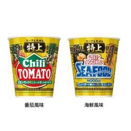 +東瀛go+ Nissin chili 日清特上杯麵 番茄/海鮮風味 中碗泡麵  特製 CUP NOODLE