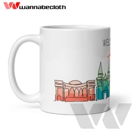 Aberdeen Mug Aberdeen Glass Souvenir Souvenir Aberdeen World City Print Custom Mug v1