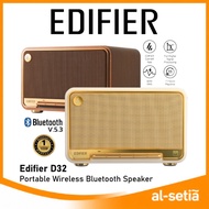 Edifier D32 Vintage Retro Bluetooth Speaker with AirPlay 2 / Classic Design High-Fidelity Desktop Wi