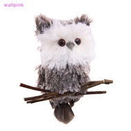 wallpink Christmas Tree Decor Pendant Simulation Owl Ornaments Plush Toys Cute Doll Artificial Fur Toy Christmas Gift For Kids Home Decor New
