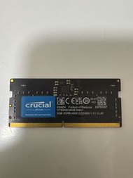 Crucial 8GB DDR5 4800MHz SODIMM 記憶體